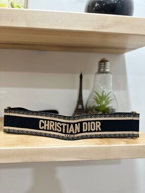 ✨ Christian Dior Oblique Canvas Belt – Size 75 cm | Made in Italy ✨